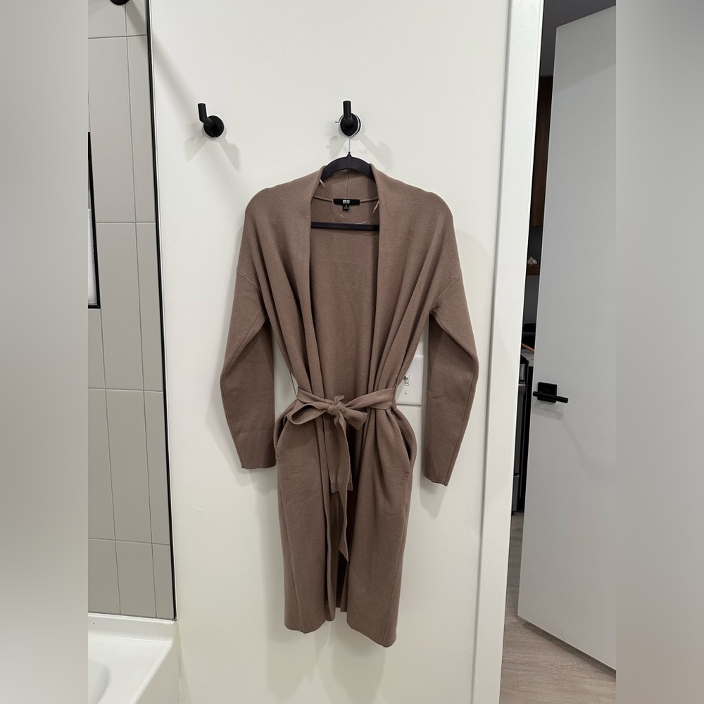 Uniqlo Women's Oversized Coatigan - Taupe (BNWOT)